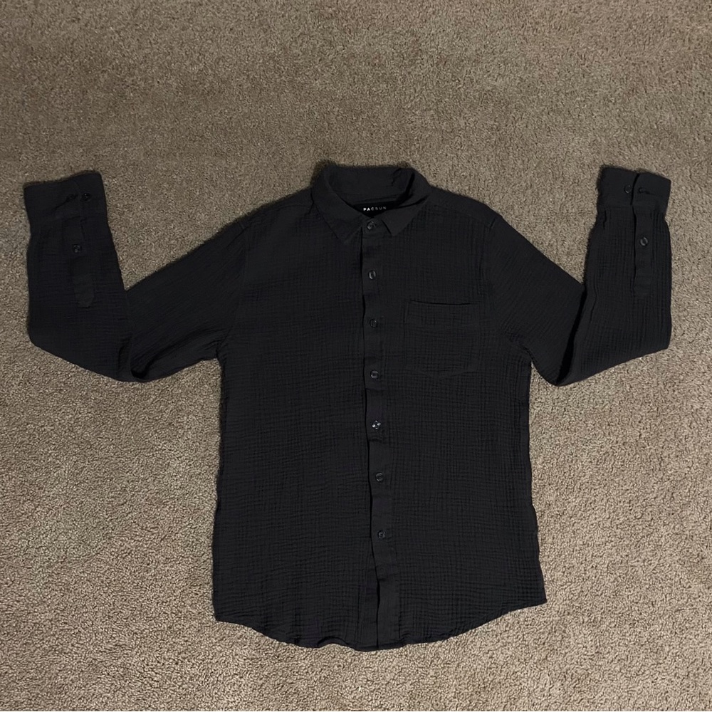 Mens Corduroy Button Up Shirt